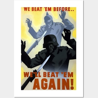 Let's Beat the Nazis Again Posters and Art